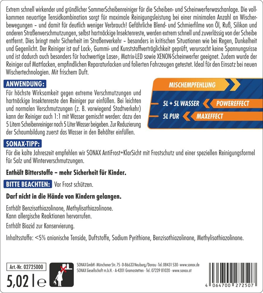 sonax-xtreme-scheibenreiniger-sommer-gebrauchsfertig-5-liter image 2