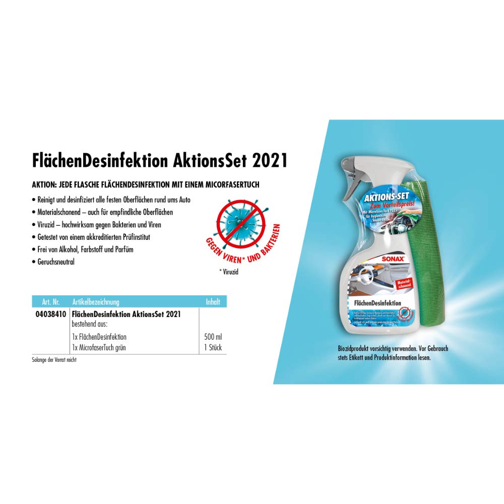 sonax-fl-chendesinfektion-500ml-microfasertuch-gr-n-auto-desinfektions-set image 4