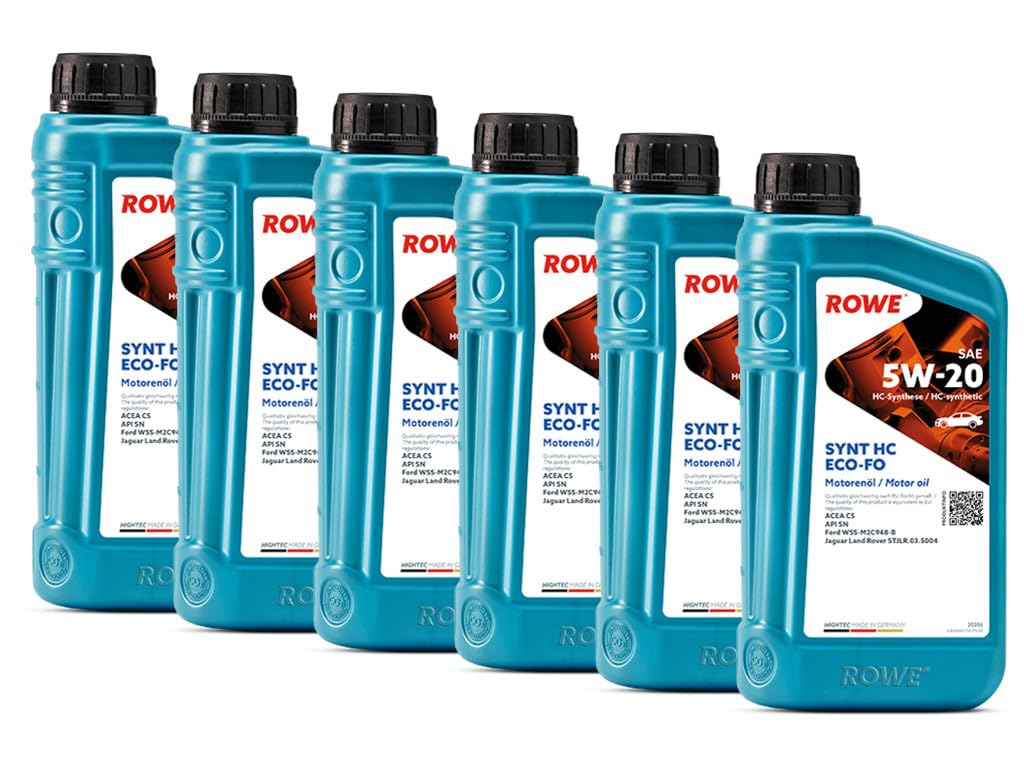 rowe-hightec-synt-hc-eco-fo-sae-5w-20-motor-l-6-liter-6x1l-made-in-germany image 1