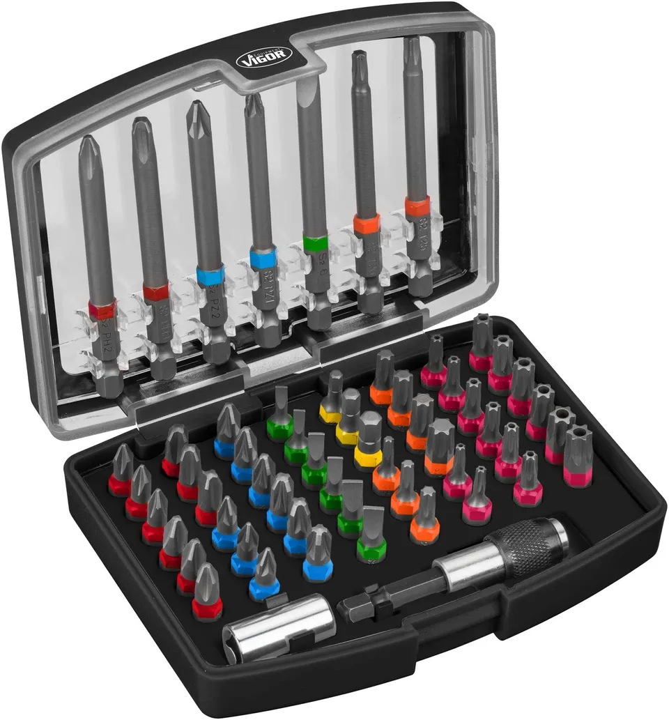 vigor-v5020-bit-box-57-teilig-1-4-antrieb-schlitz-innensechskant-ph-pz-t-profil image 1