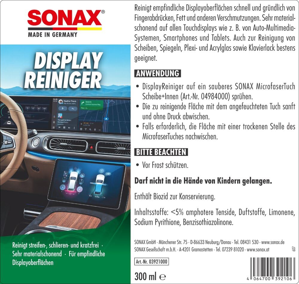 sonax-displayreiniger-300-ml-f-r-touchdisplays-auto-multimedia-smartphones-table image 2
