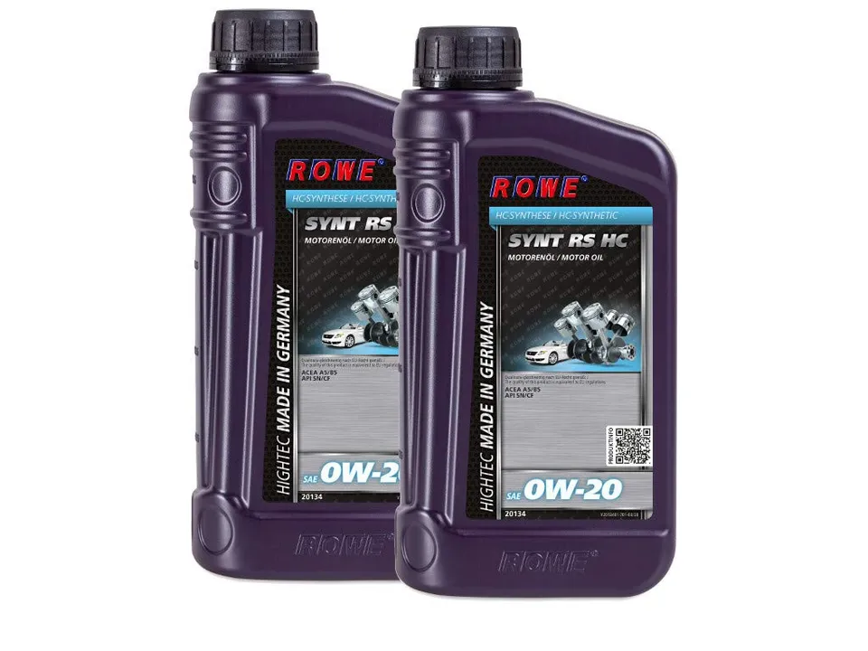 rowe-hightec-synt-rs-hc-sae-0w-20-2x1l-hc-synthese-motoren-l-f-r-hybridmotoren image 1