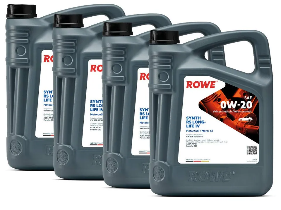 rowe-hightec-synth-rs-longlife-iv-sae-0w-20-vollsynthetisches-motor-l-20-liter-4 image 1