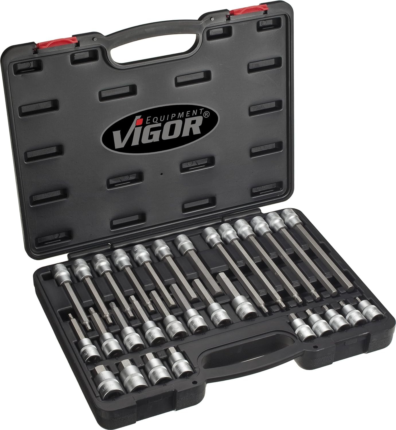 vigor-v1918-schraubendreher-einsatz-satz-26-teilig-xzn-m5-m16-1-2-zoll image 5