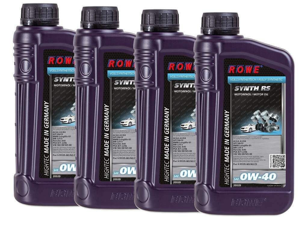 rowe-hightec-synth-rs-sae-0w-40-motoren-l-4-liter-4x1l image 1