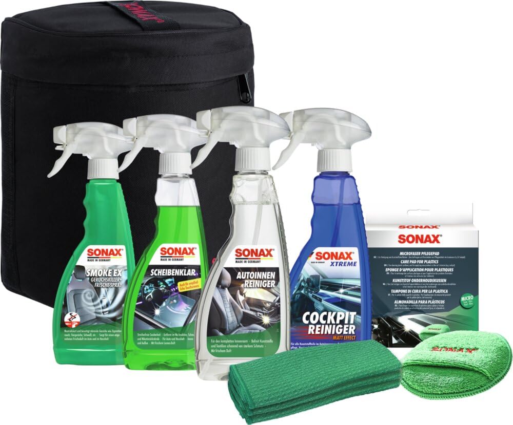 sonax-innenraumpflegeset-auto-innenreinigung-mit-scheibenklar-autoinnenreiniger- image 1