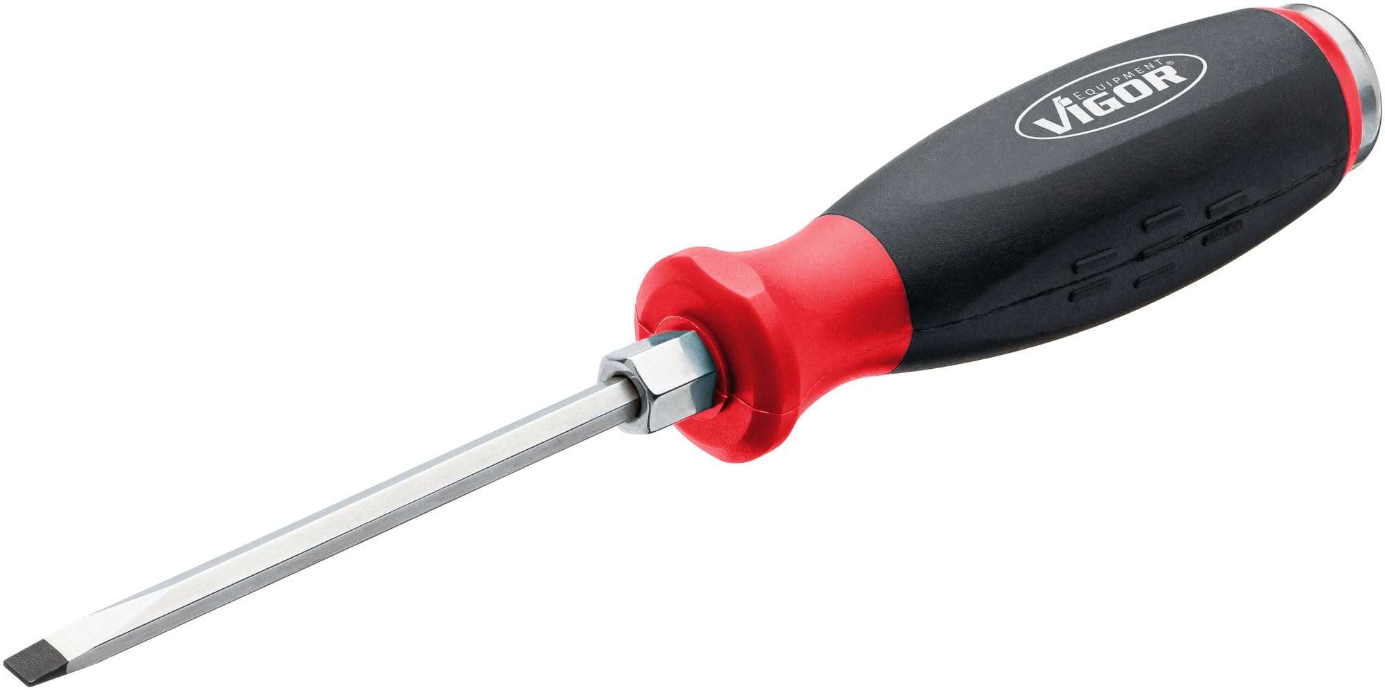 vigor-schraubendreher-mit-schlagkappe-v5010-sl5-schlitz-1-4-antriebsvierkant-sw- image 1