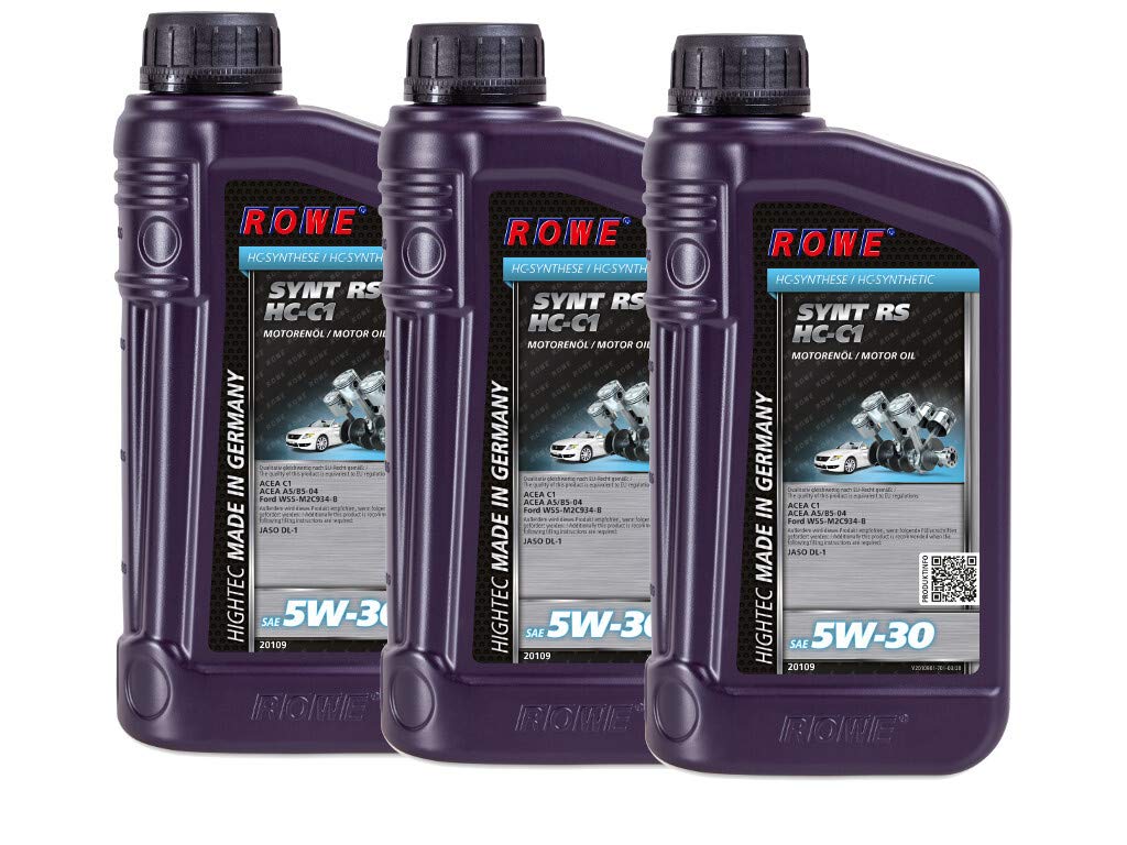 rowe-hightec-synt-rs-sae-5w-30-hc-c1-3-liter-3x1l-kraftstoffsparendes-hochleistu image 3