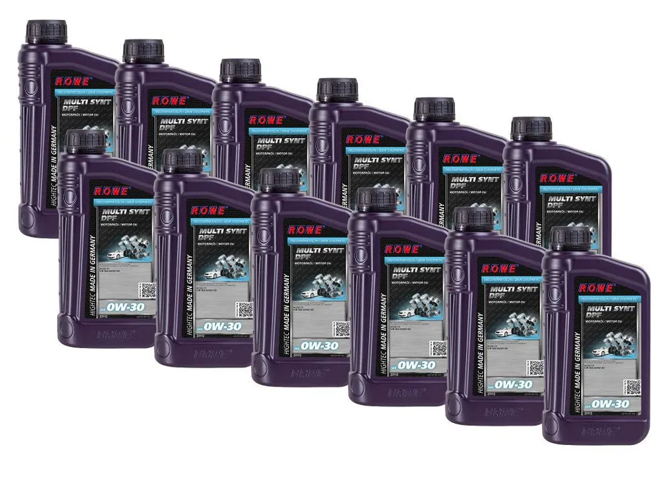 rowe-hightec-multi-synt-dpf-sae-0w-30-motoren-l-f-r-vw-und-porsche-12-liter-12x1 image 1