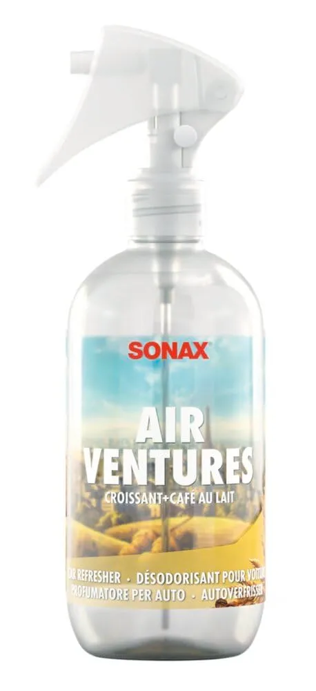 sonax-airventures-car-refresher-croissant-caf-au-lait-auto-lufterfrischer-300-ml image 1