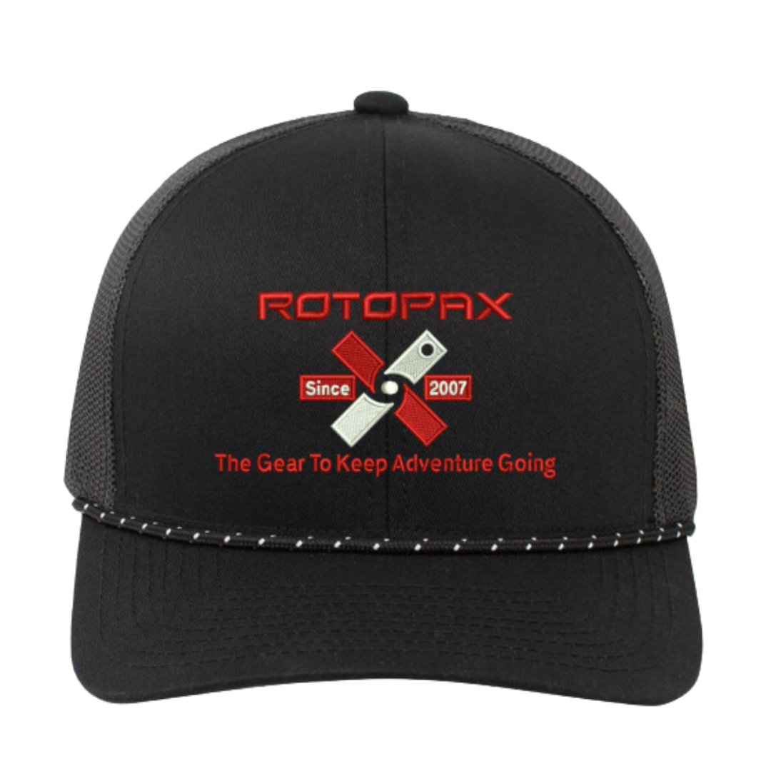 rotopax-keep-adventure-going-trucker-cap-schwarz image 5