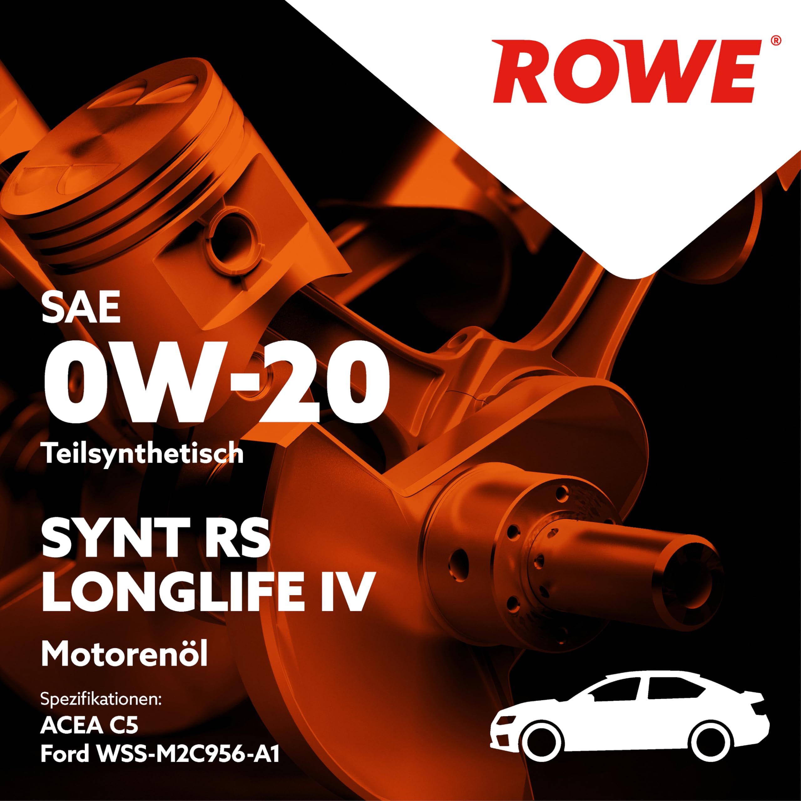 rowe-hightec-synt-rs-longlife-iv-sae-0w-20-1-liter-hochleistungs-motoren-l-f-r-m image 2
