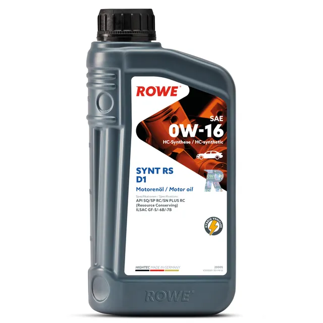 rowe-hightec-synt-rs-d1-sae-0w-16-hochleistungs-motor-l-1-liter-api-sp-rc-ilsac- image 1