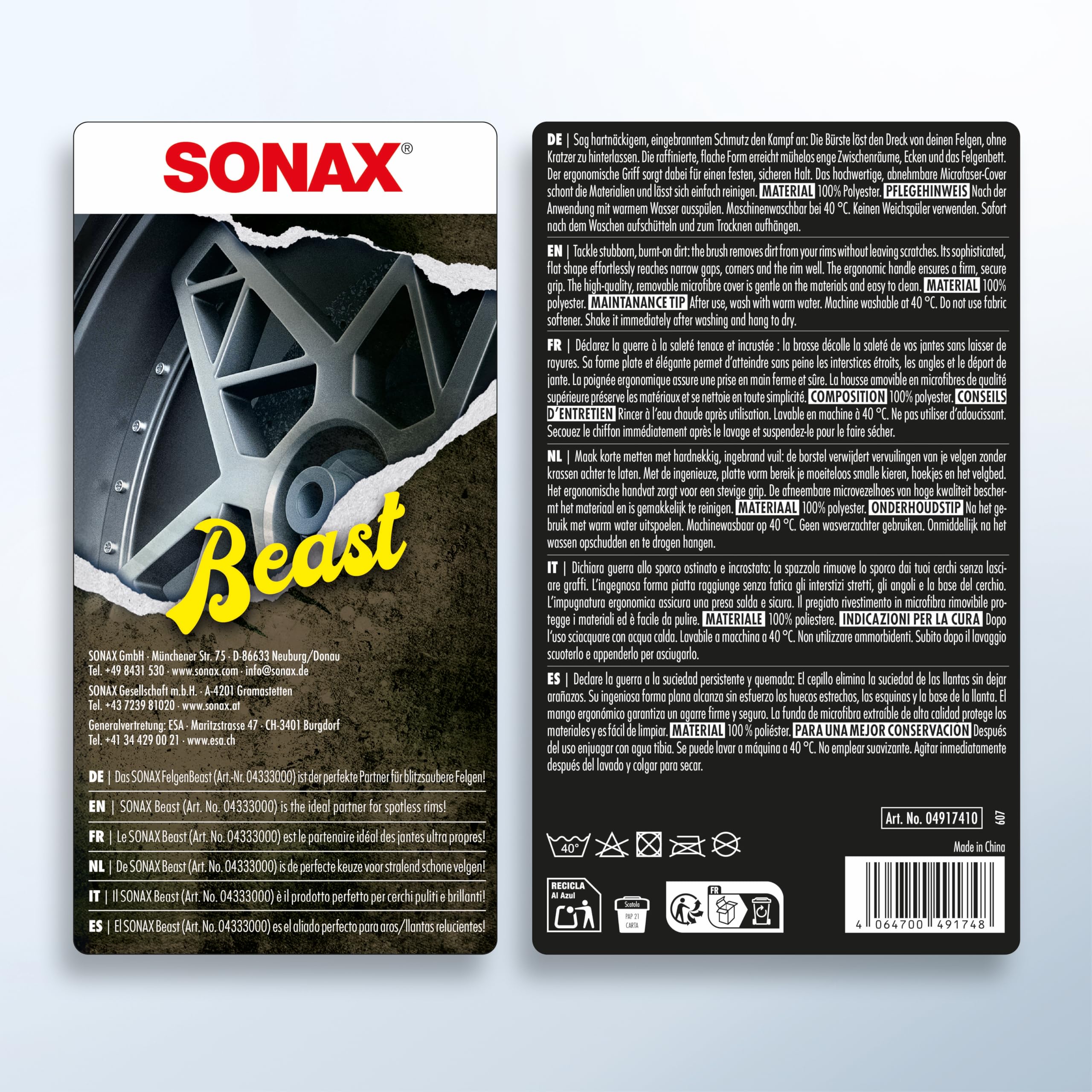 sonax-felgenb-rste-beast-edition-1-st-ck-mit-mikrofaser-cover image 3