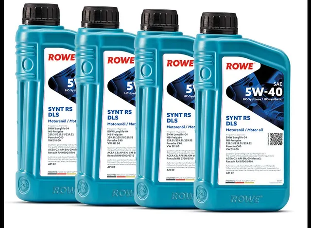 rowe-hightec-synt-rs-dls-sae-5w-40-4-liter-4x1l-motoren-l-mit-bmw-longlife-04-mb image 1