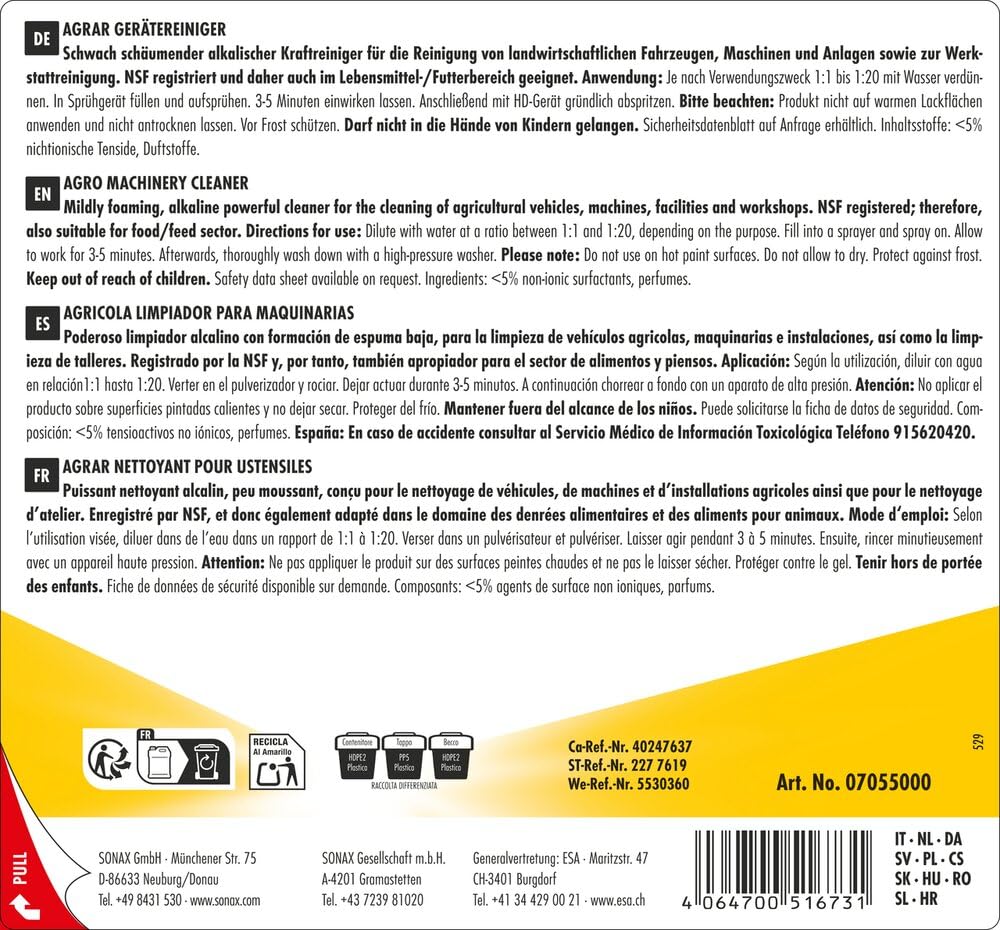 sonax-agrar-ger-tereiniger-kraftreiniger-5-liter image 2