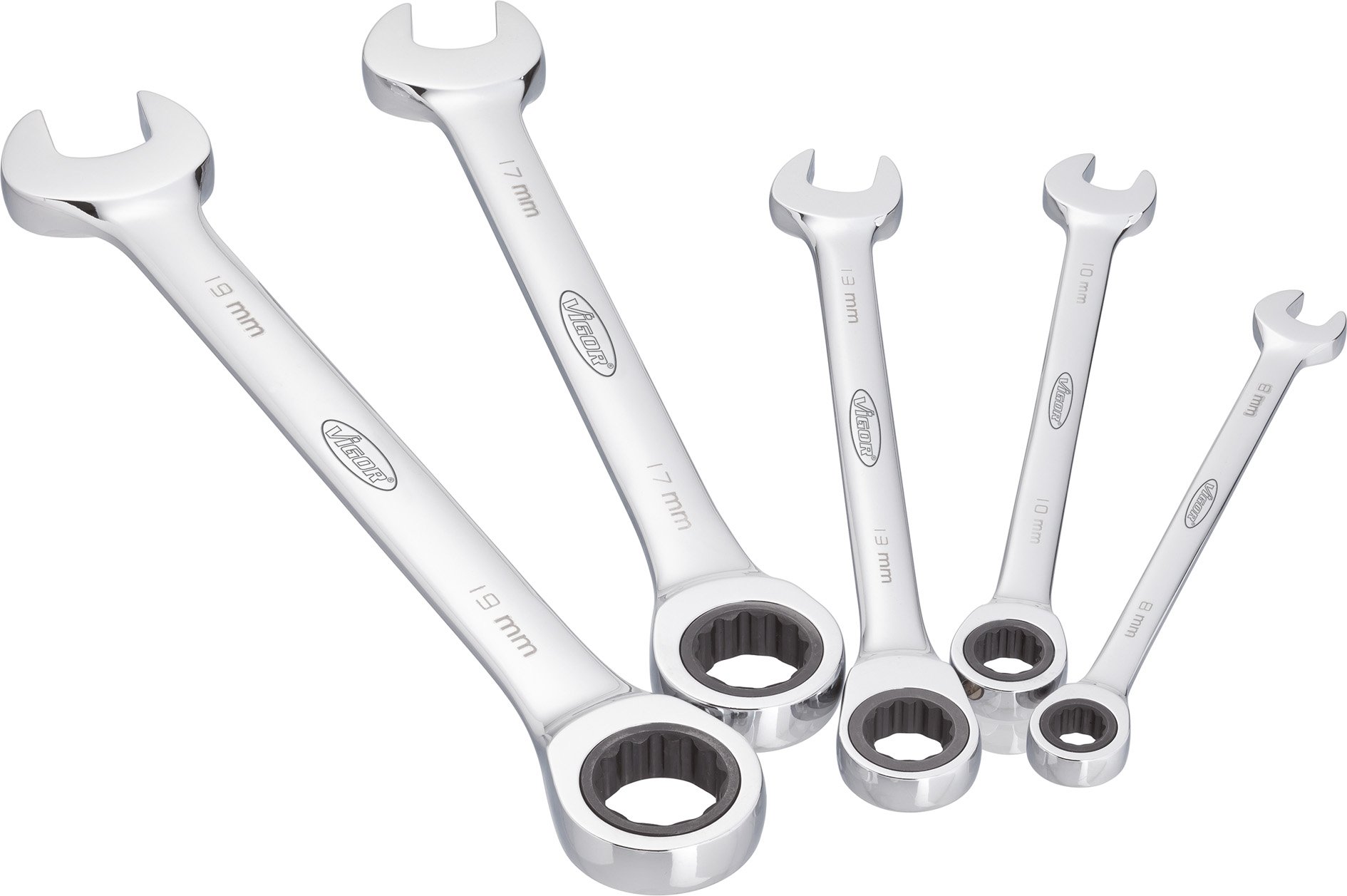 vigor-v2820-ratschen-ring-maulschl-ssel-satz-lang-5-teilig-mit-rolltasche image 1
