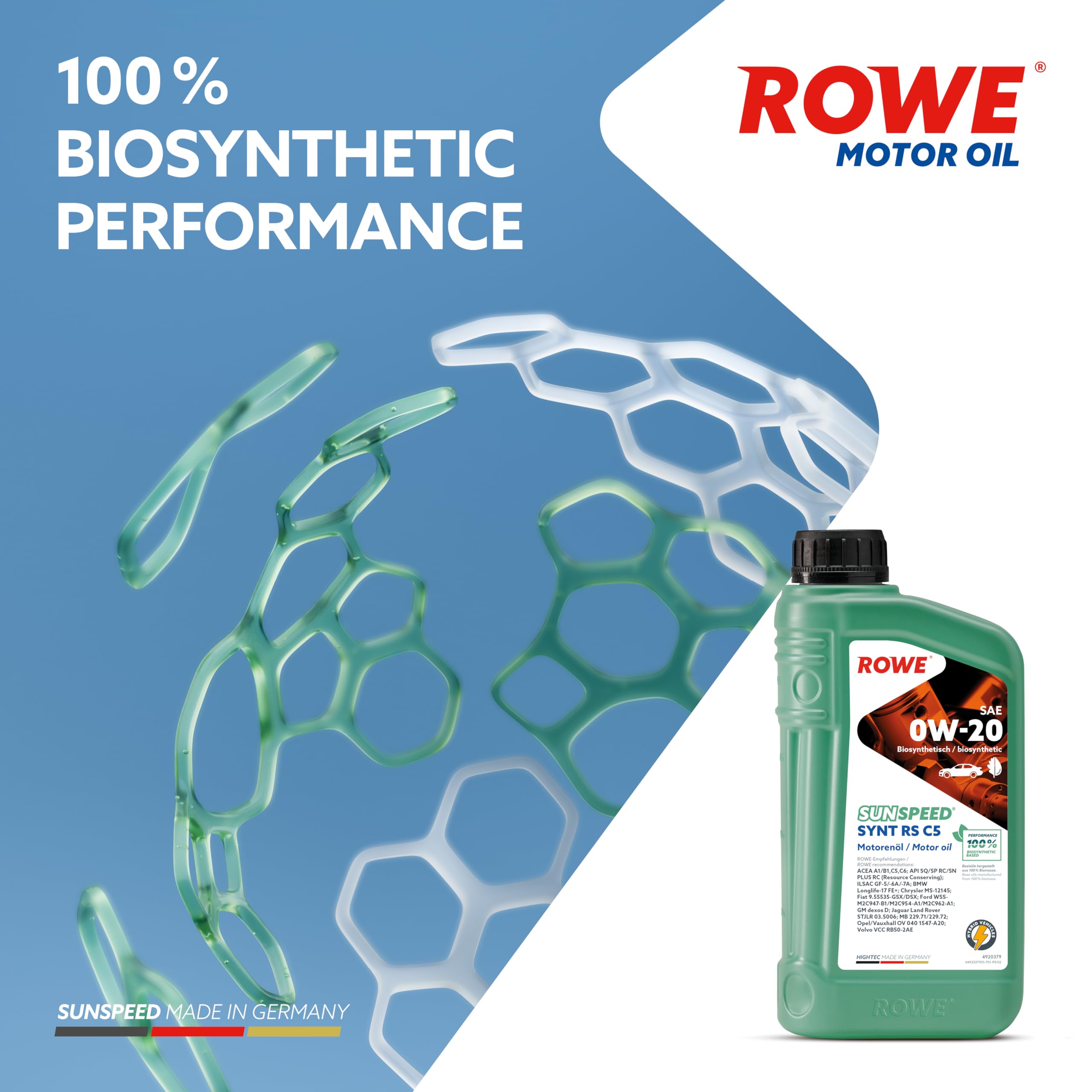 rowe-sunspeed-synt-rs-c5-sae-0w-20-1-liter-biosynthetisches-mehrbereichs-motoren image 4