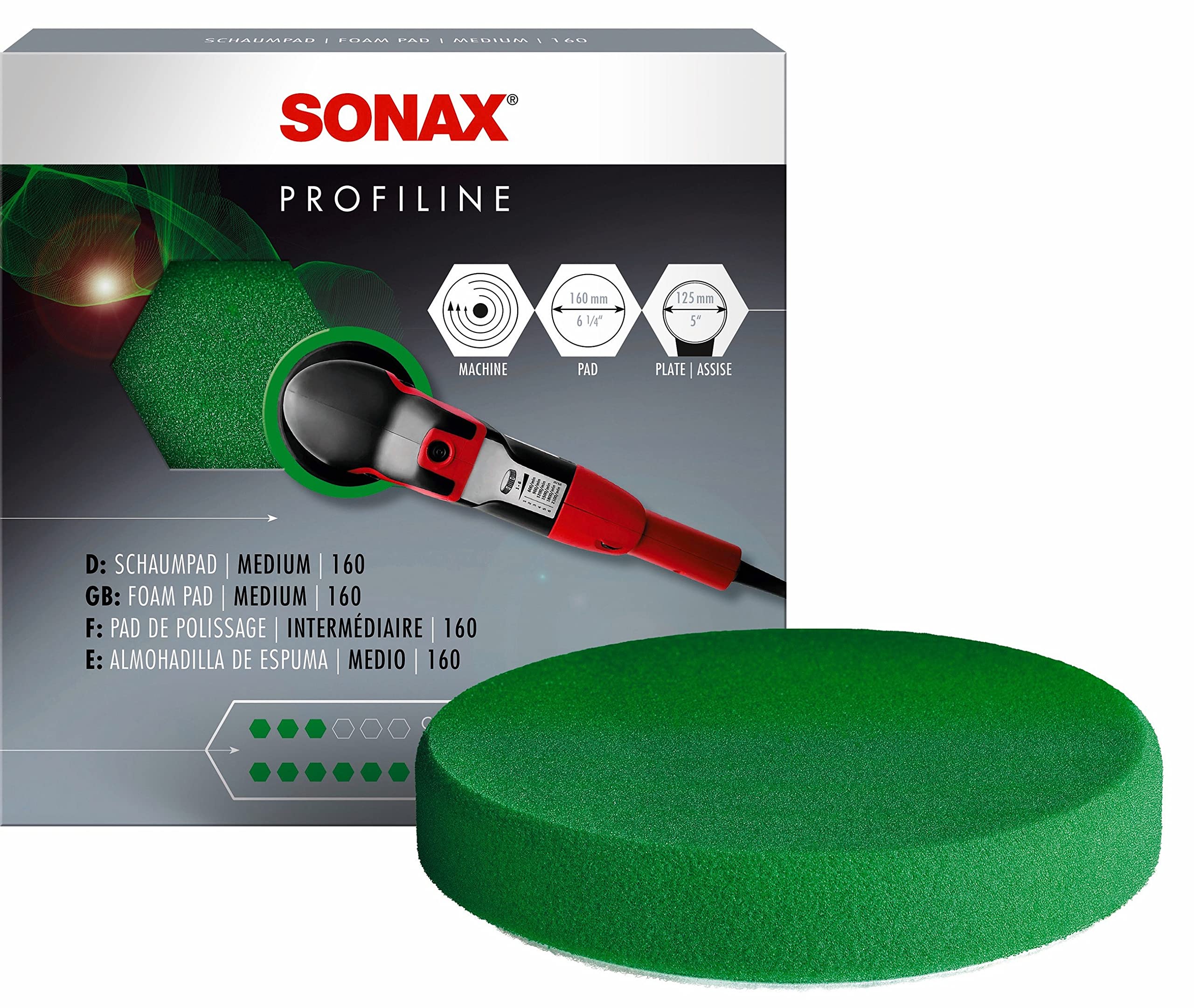 sonax-schaumpad-medium-160-polierschwamm image 1