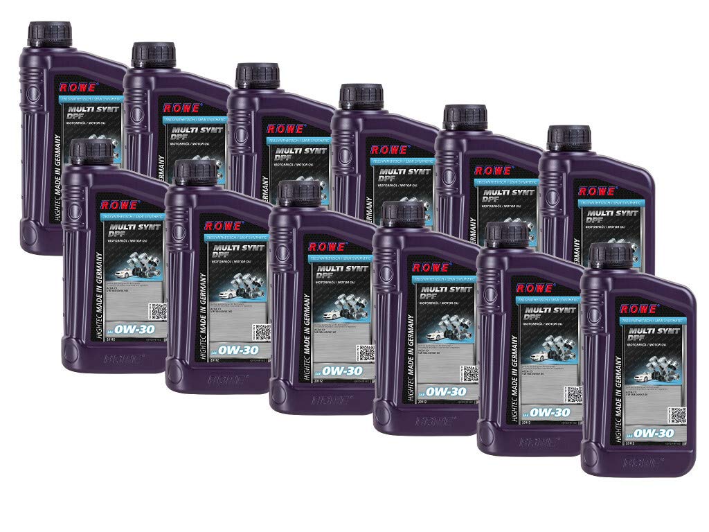 rowe-hightec-multi-synt-dpf-sae-0w-30-motoren-l-f-r-vw-und-porsche-12-liter-12x1 image 1