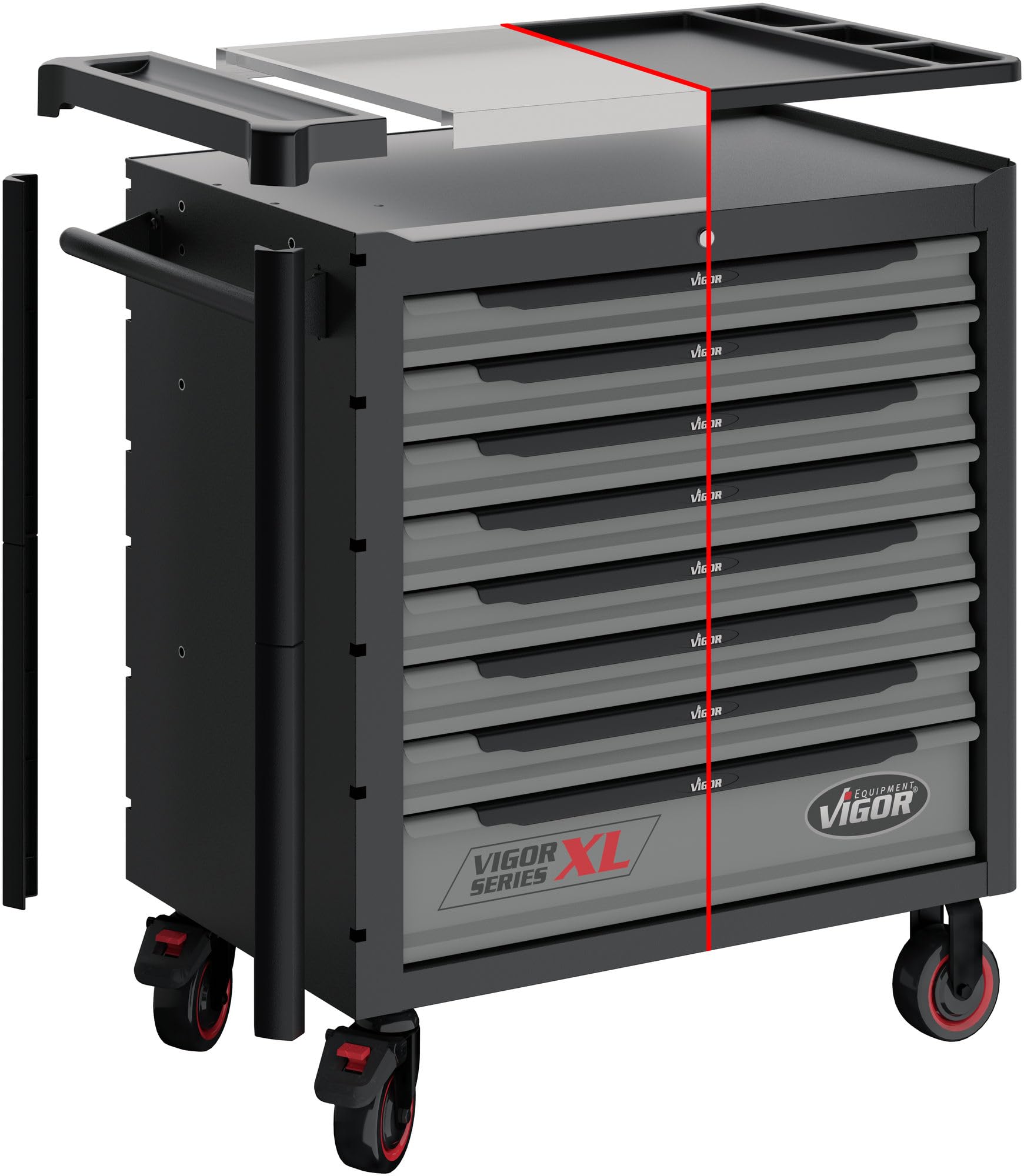 vigor-werkstattwagen-series-xl-mit-edelstahl-arbeitsplatte-und-416-teiligem-sort image 4