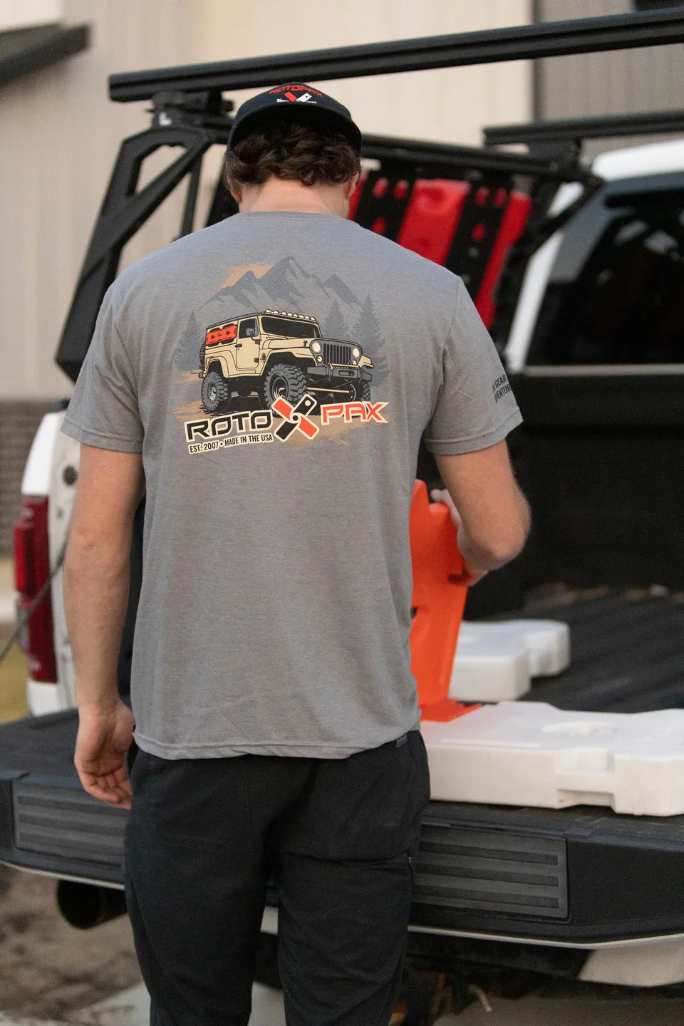 rotopax-made-in-the-usa-shirt-grey-t-shirt-60-40-cotton-poly image 1