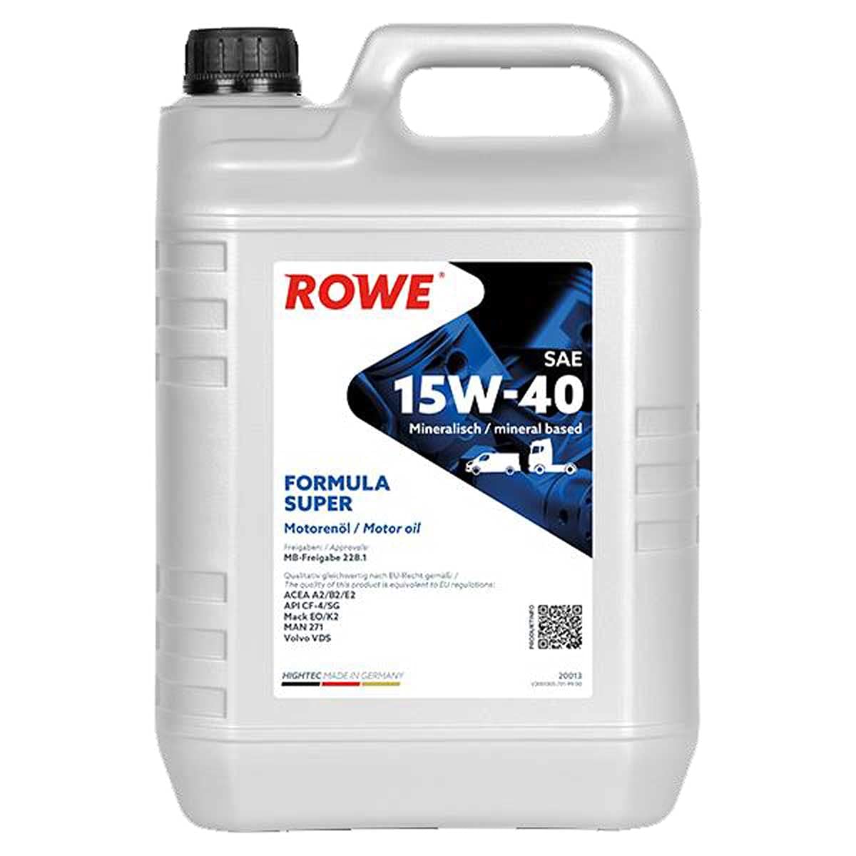 rowe-hightec-formula-super-sae-15w-40-motor-l-5-liter image 1