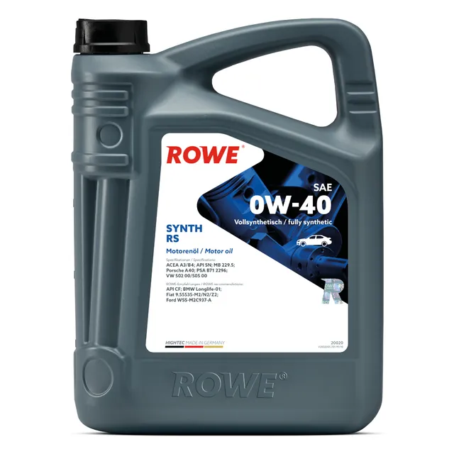 rowe-hightec-synth-rs-sae-0w-40-vollsynthetisches-motor-l-5-liter image 1