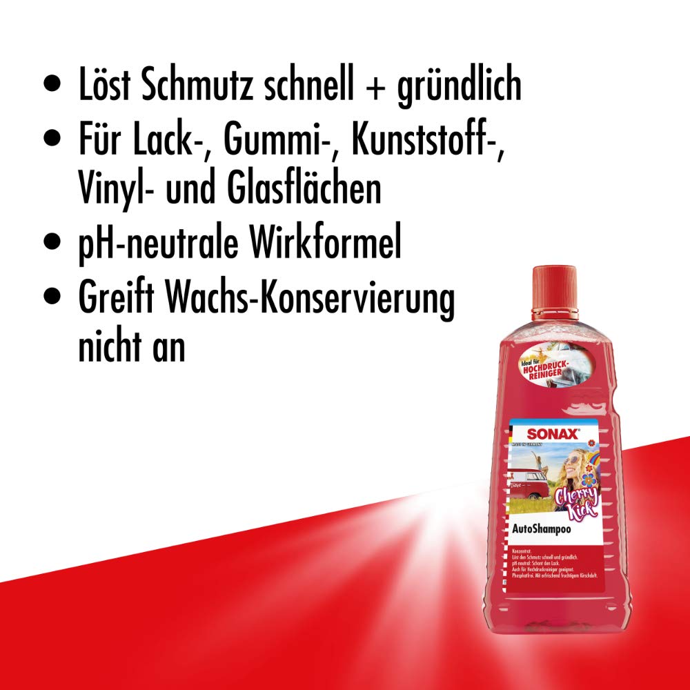 sonax-autoshampoo-konzentrat-cherry-kick-2-liter-ph-neutrales-autoshampoo image 3