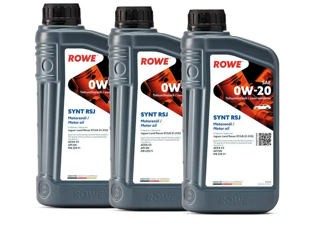 rowe-hightec-synt-rsj-sae-0w-20-motor-l-3-liter-3x1l-f-r-otto-und-hybridmotoren- image 1