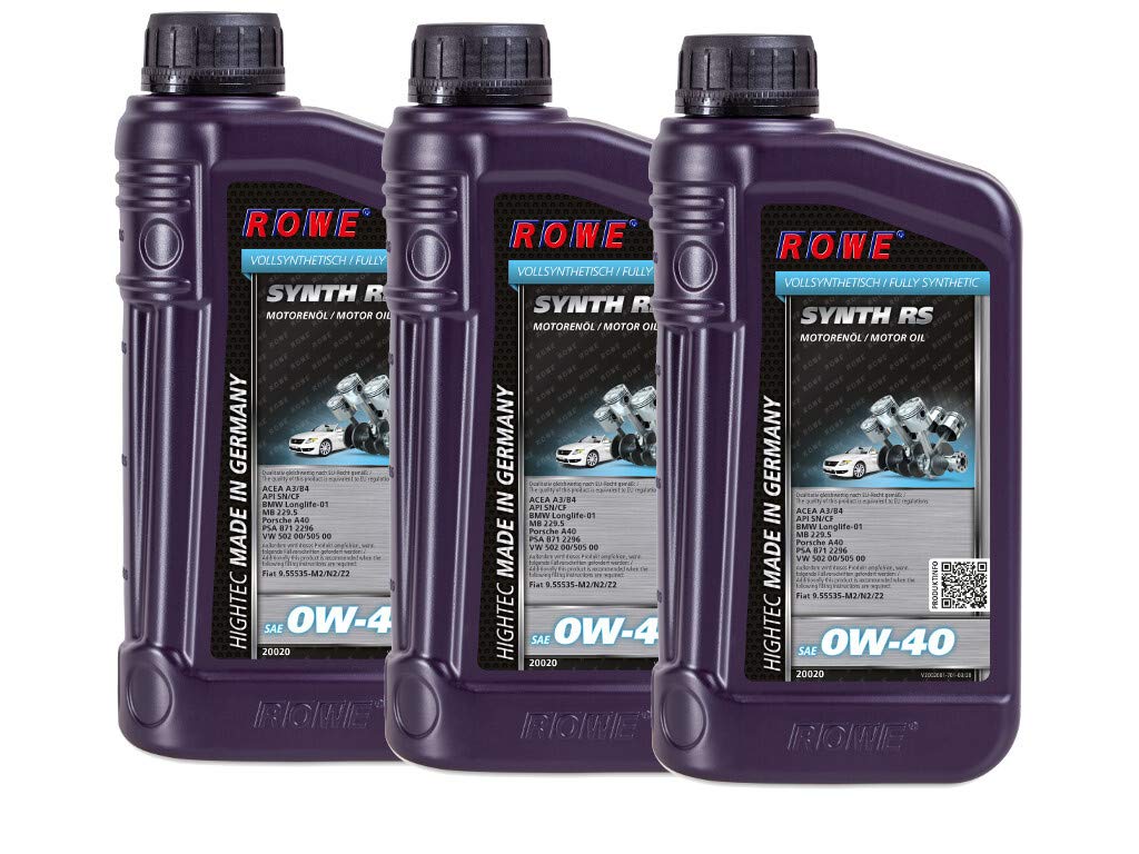rowe-hightec-synth-rs-sae-0w-40-motoren-l-3-liter-3x1l image 1