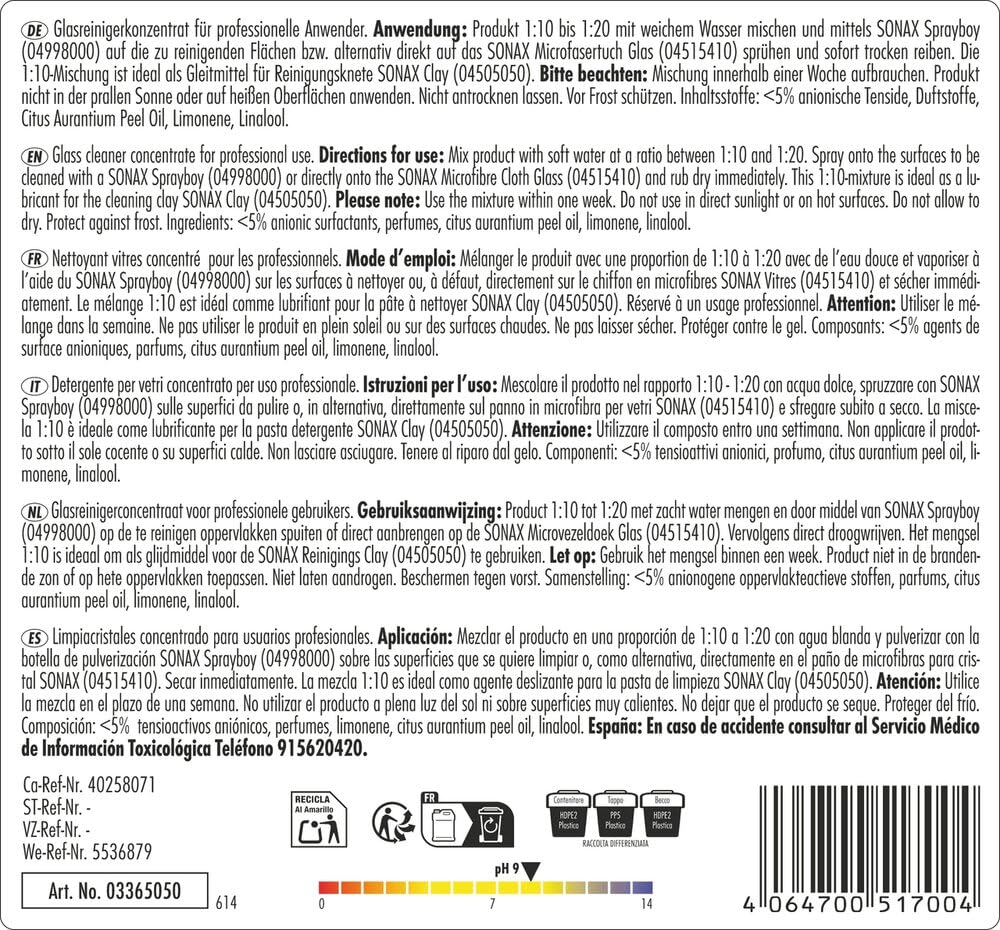 sonax-glass-detailer-konzentrat-5-liter-glasreiniger image 2