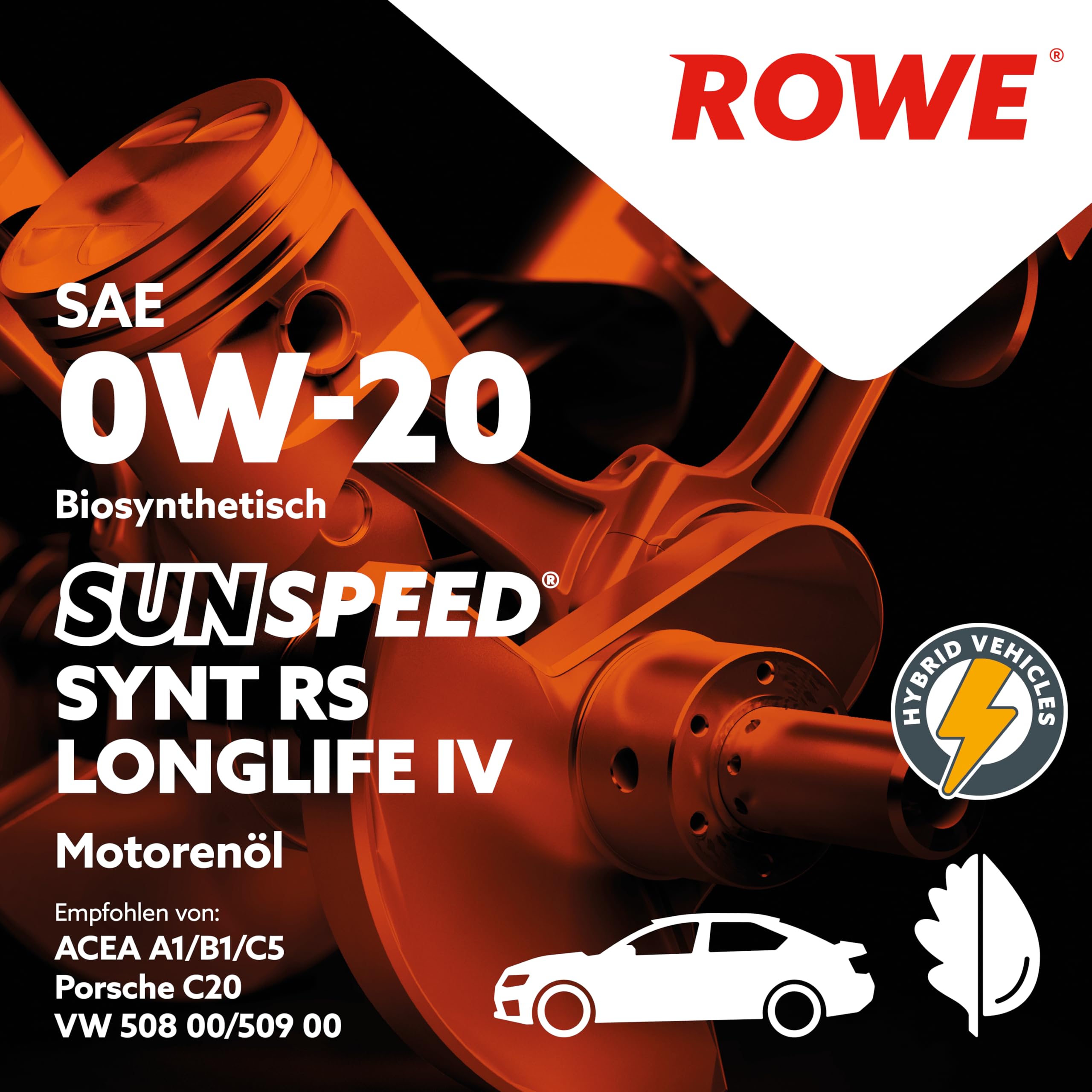 rowe-sunspeed-synt-rs-longlife-iv-sae-0w-20-5-liter-mehrbereichs-motoren-l-f-r-m image 2