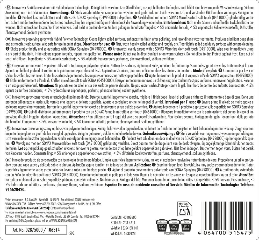sonax-profiline-brilliantshine-detailer-spr-hkonservierer-5-liter image 2