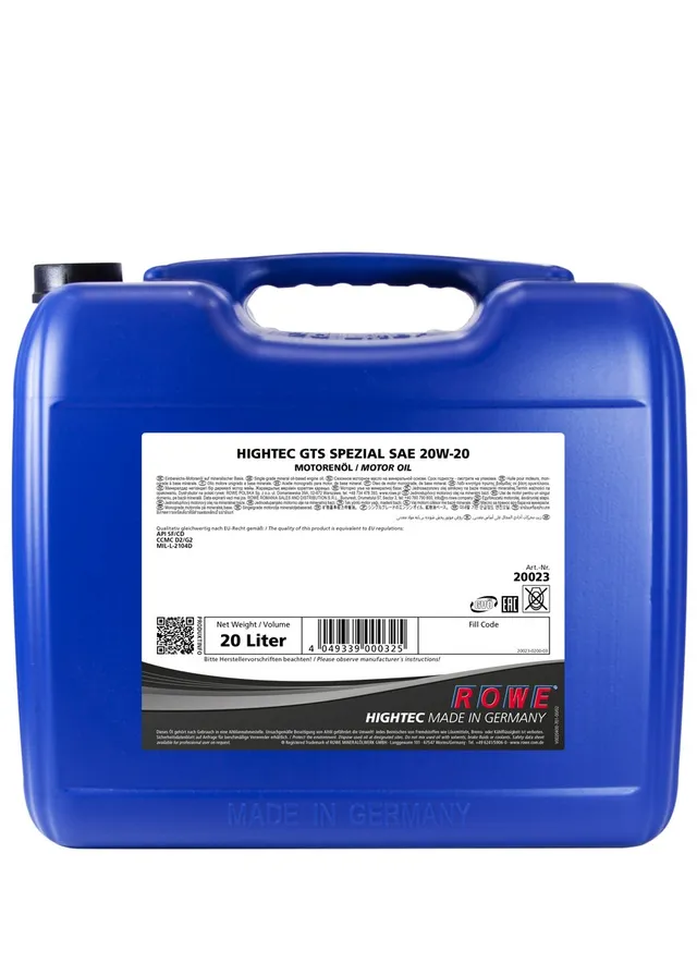 rowe-hightec-gts-spezial-sae-20w-20-motor-l-20-liter image 1