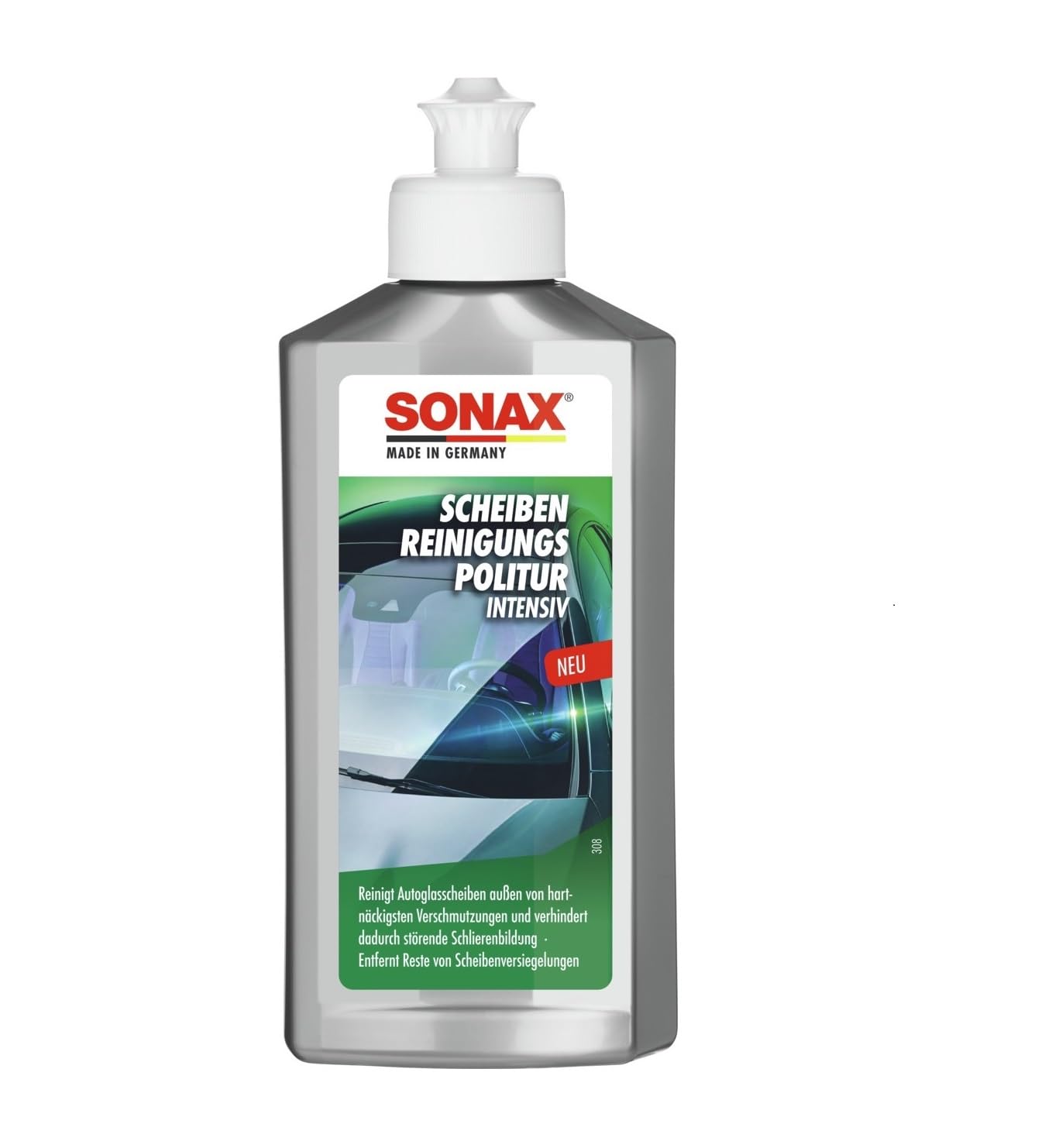 sonax-scheibenreinigungspolitur-intensiv-250-ml-f-r-autoglasscheiben-au-en image 1