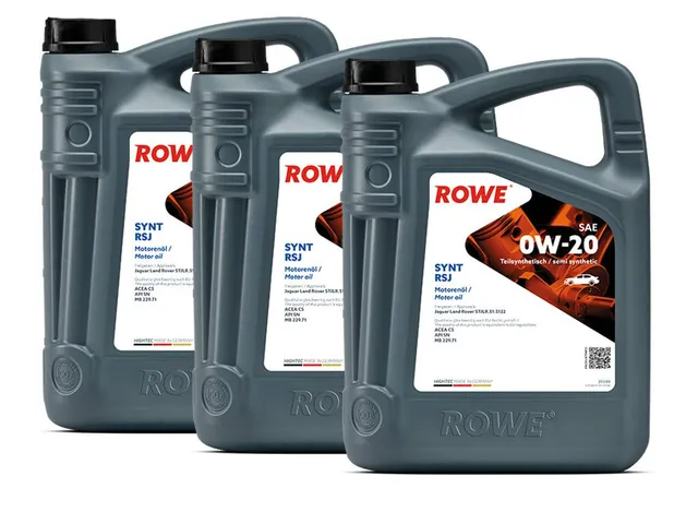 rowe-hightec-synt-rsj-sae-0w-20-motor-l-15-liter-3x5l-f-r-jaguar-land-rover-merc image 1