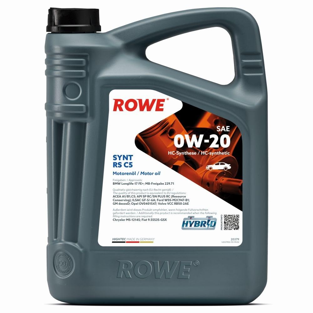rowe-hightec-synt-rs-c5-sae-0w-20-motor-l-5-liter image 1