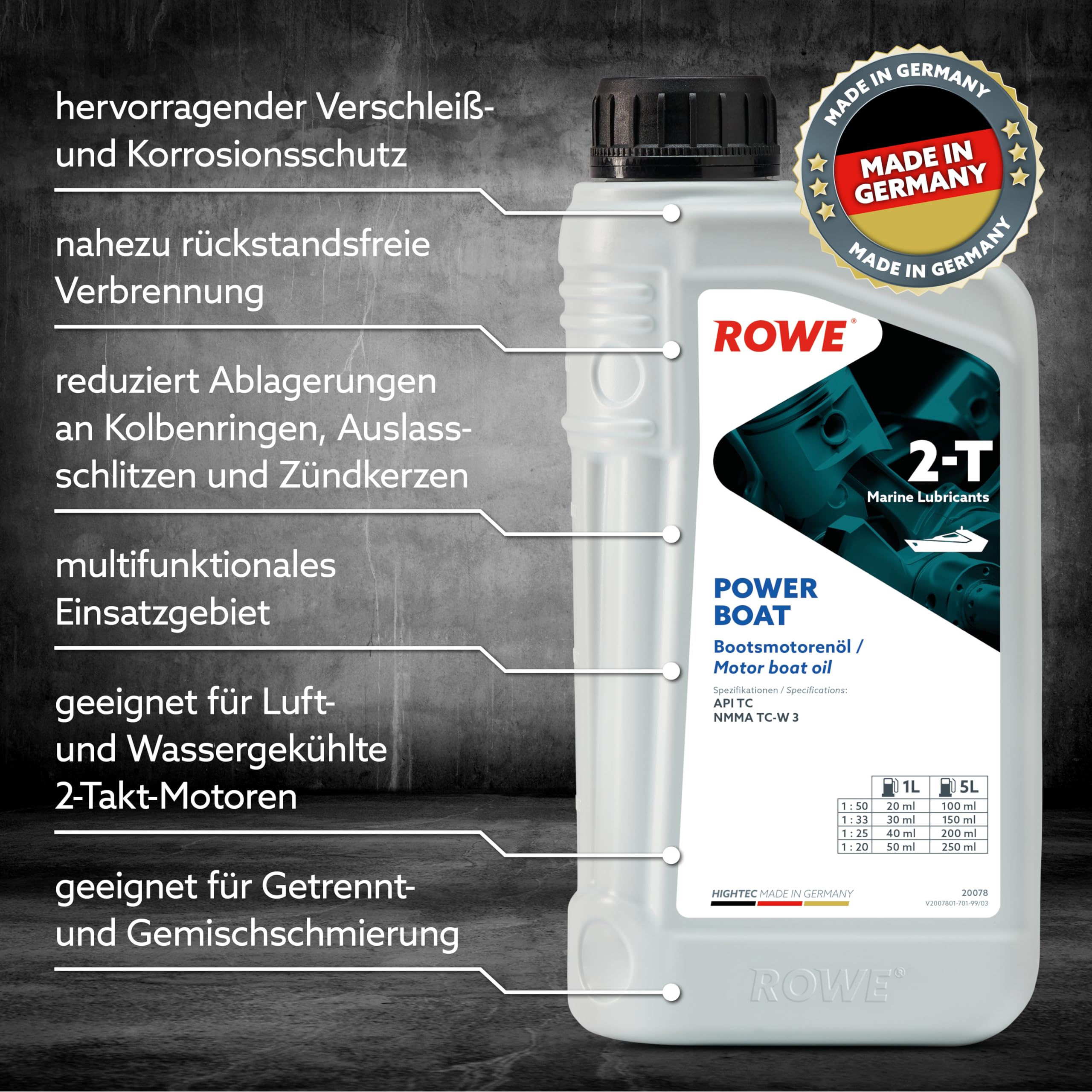 rowe-hightec-power-boat-2-t-2-takt-motoren-l-1-liter image 3