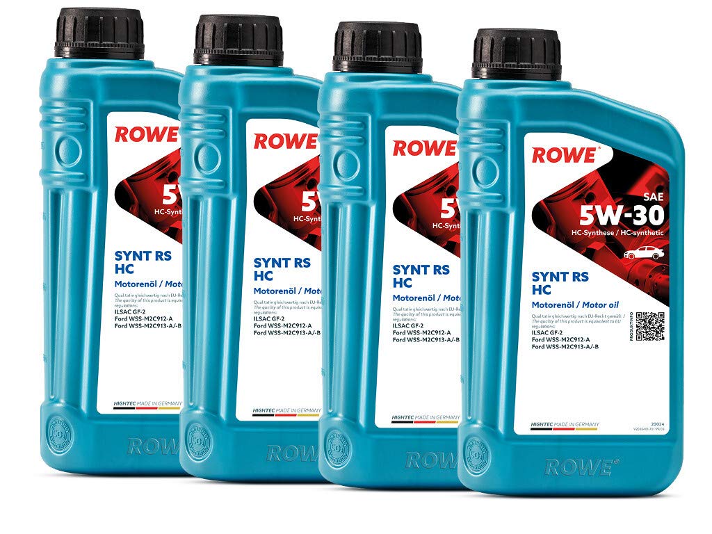 rowe-hightec-synt-rs-sae-5w-30-hc-motor-l-4-liter-4x1l-made-in-germany image 2