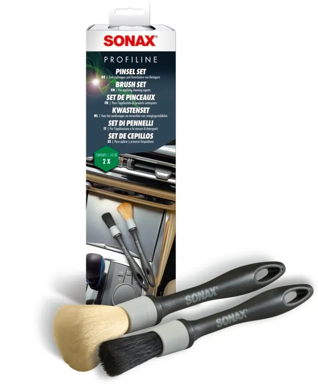 sonax-profiline-pinselset-2-teilig-f-r-innen-und-au-enreinigung image 1