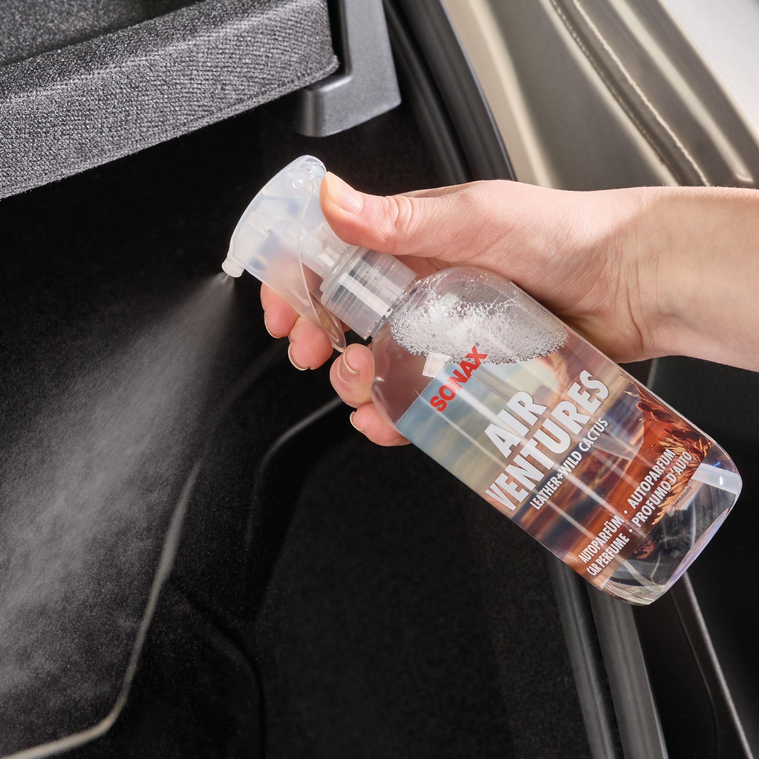 sonax-airventures-car-refresher-leather-wild-cactus-auto-lufterfrischer-300-ml image 5