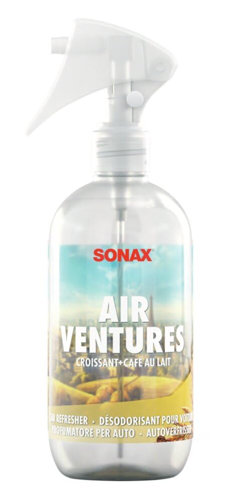sonax-airventures-car-refresher-croissant-caf-au-lait-auto-lufterfrischer-300-ml image 1