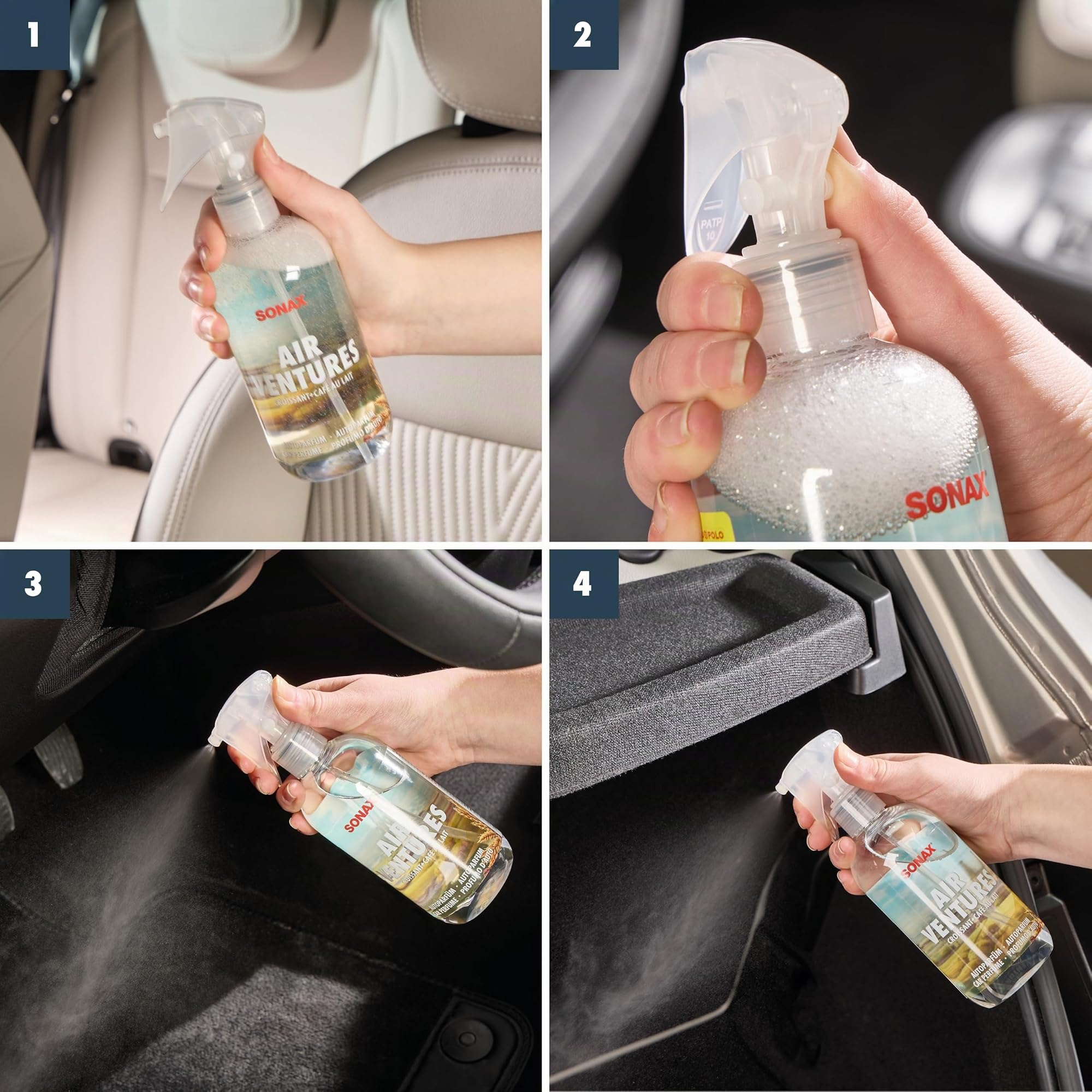 sonax-airventures-car-refresher-croissant-caf-au-lait-auto-lufterfrischer-300-ml image 5