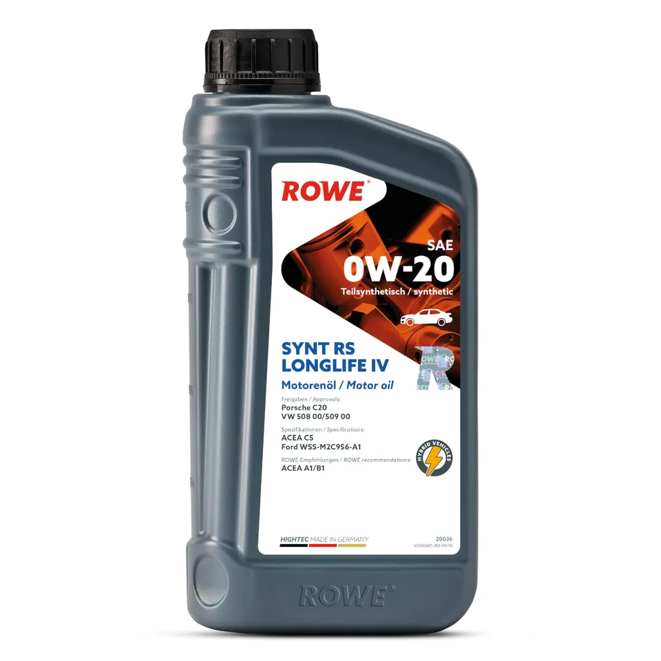 rowe-hightec-synt-rs-longlife-iv-sae-0w-20-1-liter-hochleistungs-motoren-l-f-r-m image 1
