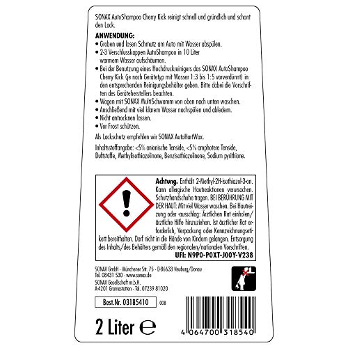 sonax-autoshampoo-konzentrat-cherry-kick-2-liter-ph-neutrales-autoshampoo image 8