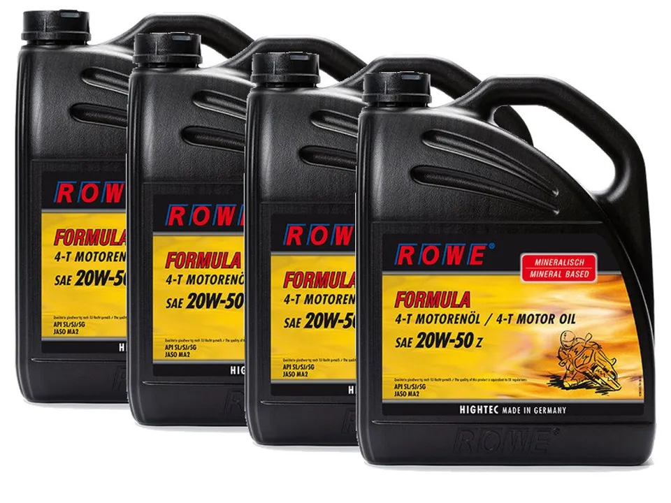 rowe-hightec-formula-sae-20w-50-z-motor-l-20-liter-4x5l-mineralisch-jaso-ma2-f-r image 1