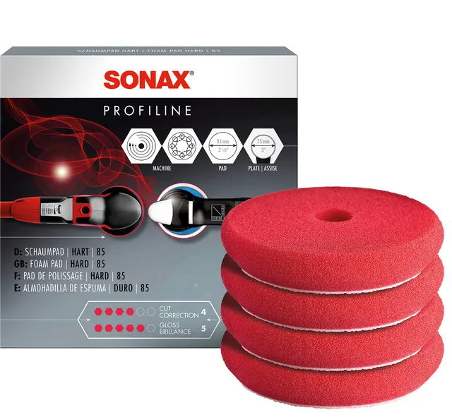 sonax-schaumpad-hart-85-mm-4-st-ck-polierschwamm-f-r-rotations-und-exzenterpolie image 1