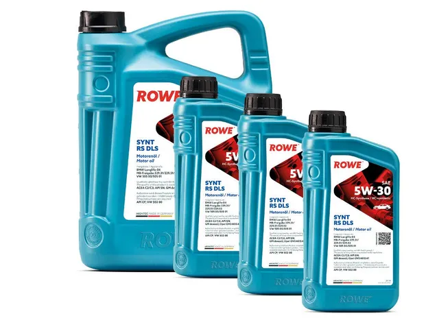 rowe-hightec-synt-rs-dls-sae-5w-30-motoren-l-8-liter-set-5l-3x-1l image 1