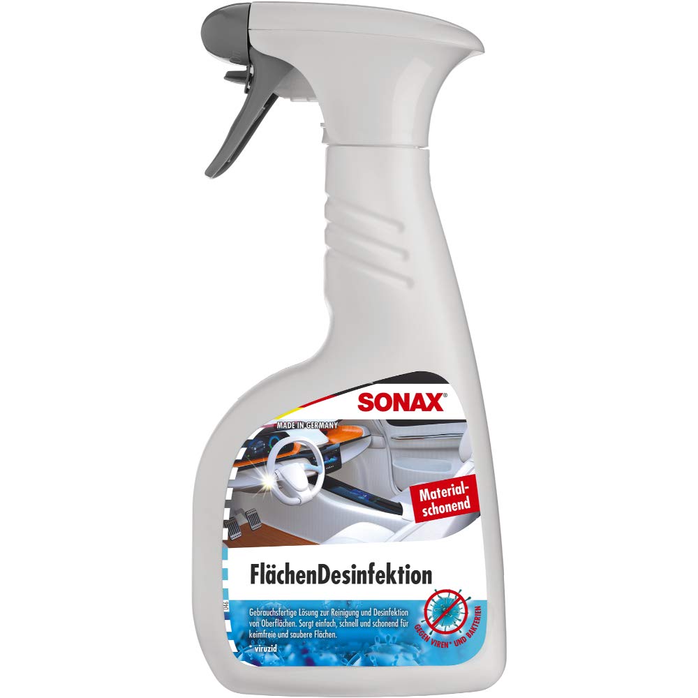 sonax-fl-chendesinfektion-500ml-microfasertuch-gr-n-auto-desinfektions-set image 2